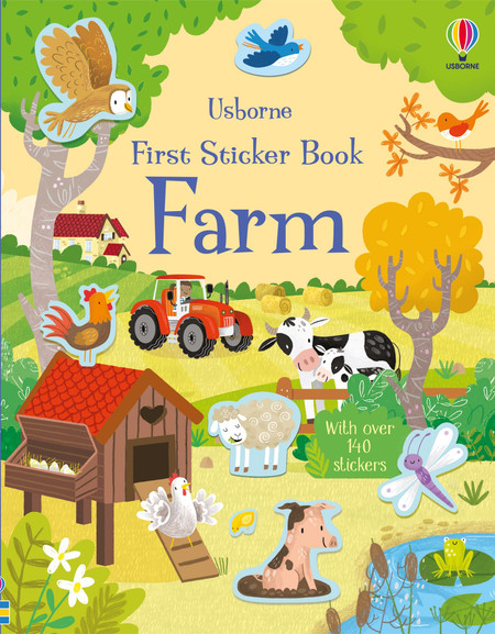 first sticker book farm