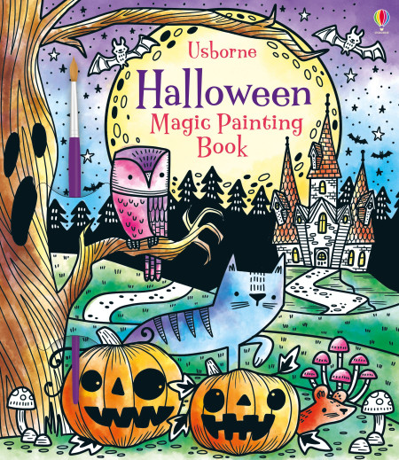 halloween magic painting  book