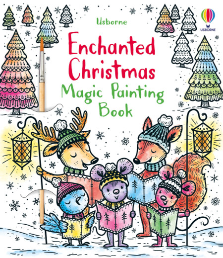 enchanted christmas magic painting  book