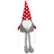 polka dot gnome with floppy legs