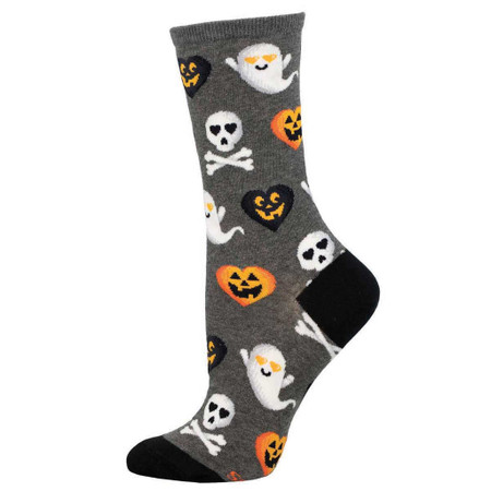 I heart spooky season women's crew socks