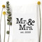 mr. & mrs. est. 2025 tea towel