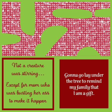 christmas gift napkin