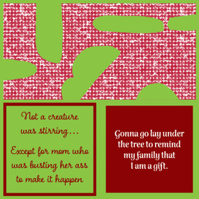 christmas gift napkin