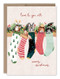 animals in stockings boxed holiday cards