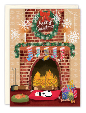 holiday hearth boxed christmas cards