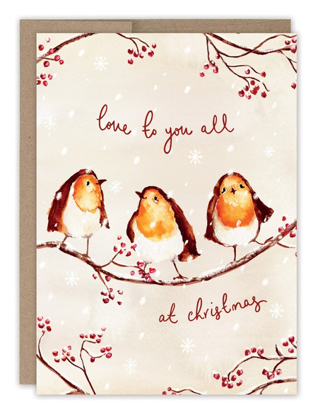 robins love boxed holiday cards