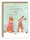 fox & bunny friend holiday card