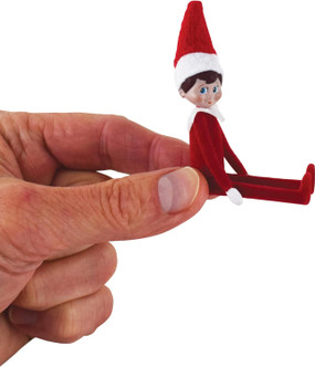 world's smallest elf on a shelf