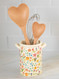 wooden heart spoon set