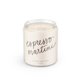 espresso martini hand poured candle