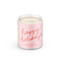 happy holidays hand poured candle