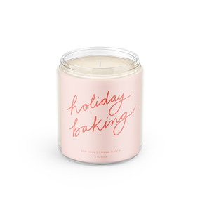 holiday baking hand poured candle