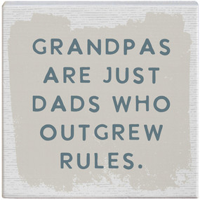 dad's outgrew rules small talk square