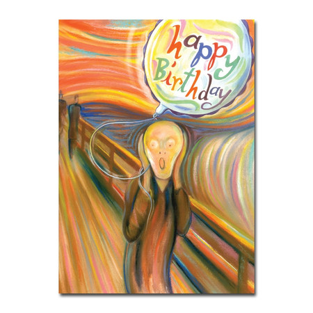 edvard munch the scream birthday card