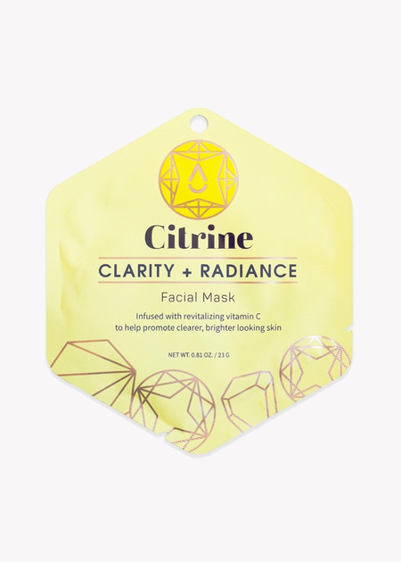 brightening citrine facial mask