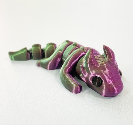 tiny baby 3D articulated fidget toy - dragon