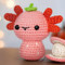 crochet 4" kawaii plush- axolotl