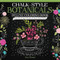 chalk style botanicals deluxe coloring book