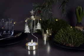 rotary candleholder christmas tree