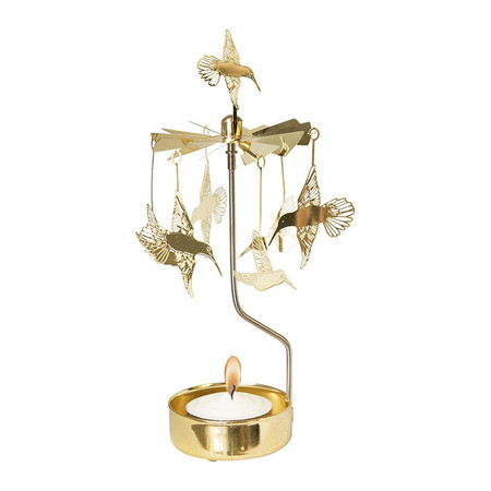 rotary candleholder hummingbird