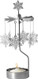 rotary candleholder snowstar