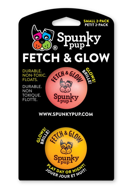 fetch and glow ball - small (assorted)