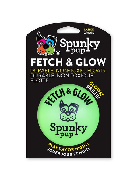 fetch and glow ball - large (assorted)