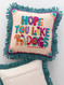 tufted pillow hope you like dogs