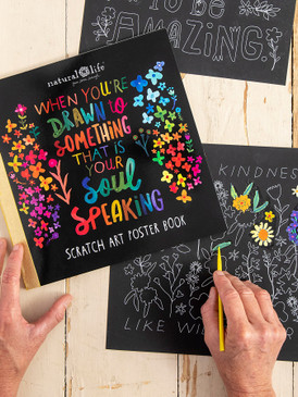 scratch art poster book