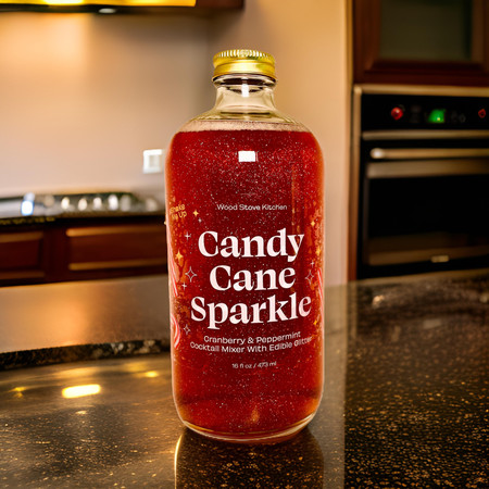 candy cane sparkle mixer