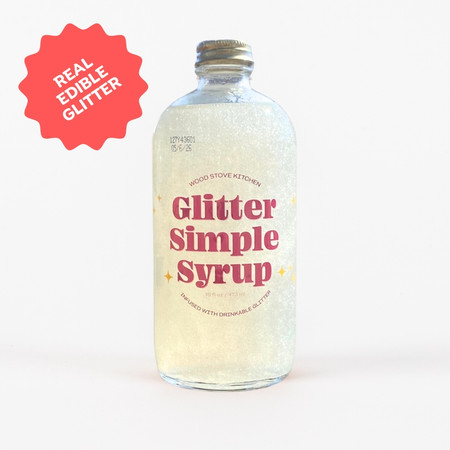 glitter simple syrup