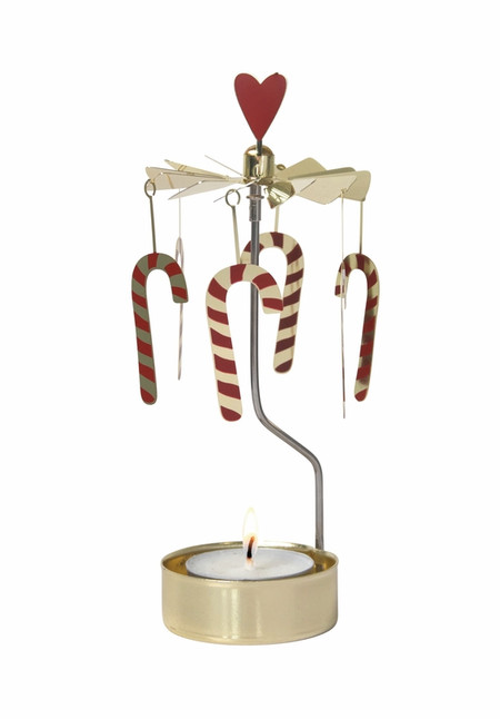 rotary candleholder candy cane