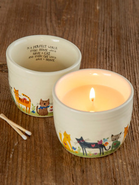 every cat secret message candle