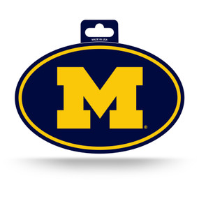 NCAA michigan oval sticker