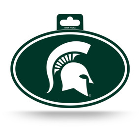 NCAA michigan state oval sticker