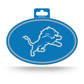 NFL detroit lions oval sticker