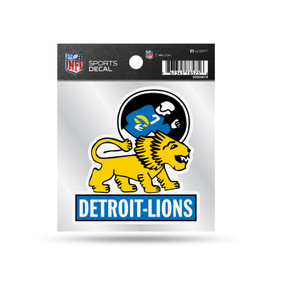 NFL detroit lions retro sticker