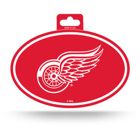 NHL detroit red wings oval sticker