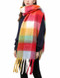 oversized cozy fringe fuzzy scarf