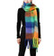 oversized cozy fringe fuzzy scarf