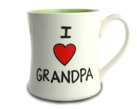 i love heart grandpa ceramic coffee mug gift for fathers day birthday