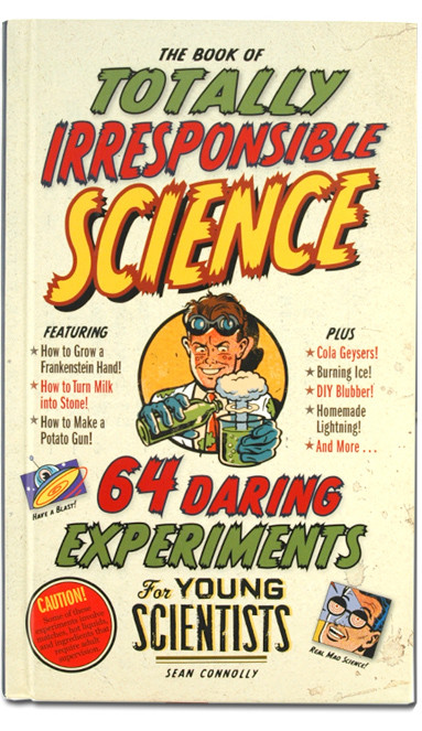 the book of totally irresponsible science book great stocking stuffer birthday gift for boys girls