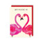 love flamingos valentine's day card