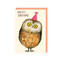 little owl birthday card