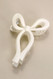 matte bow hair claw clips