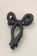 matte bow hair claw clips