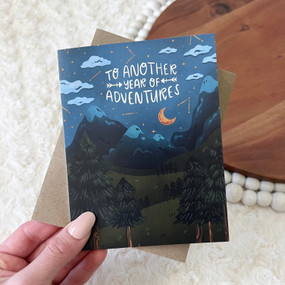 another year of adventures  anniversary card