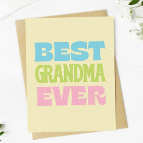 best grandma ever love card