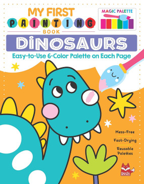 my first painting book - dinosaurs